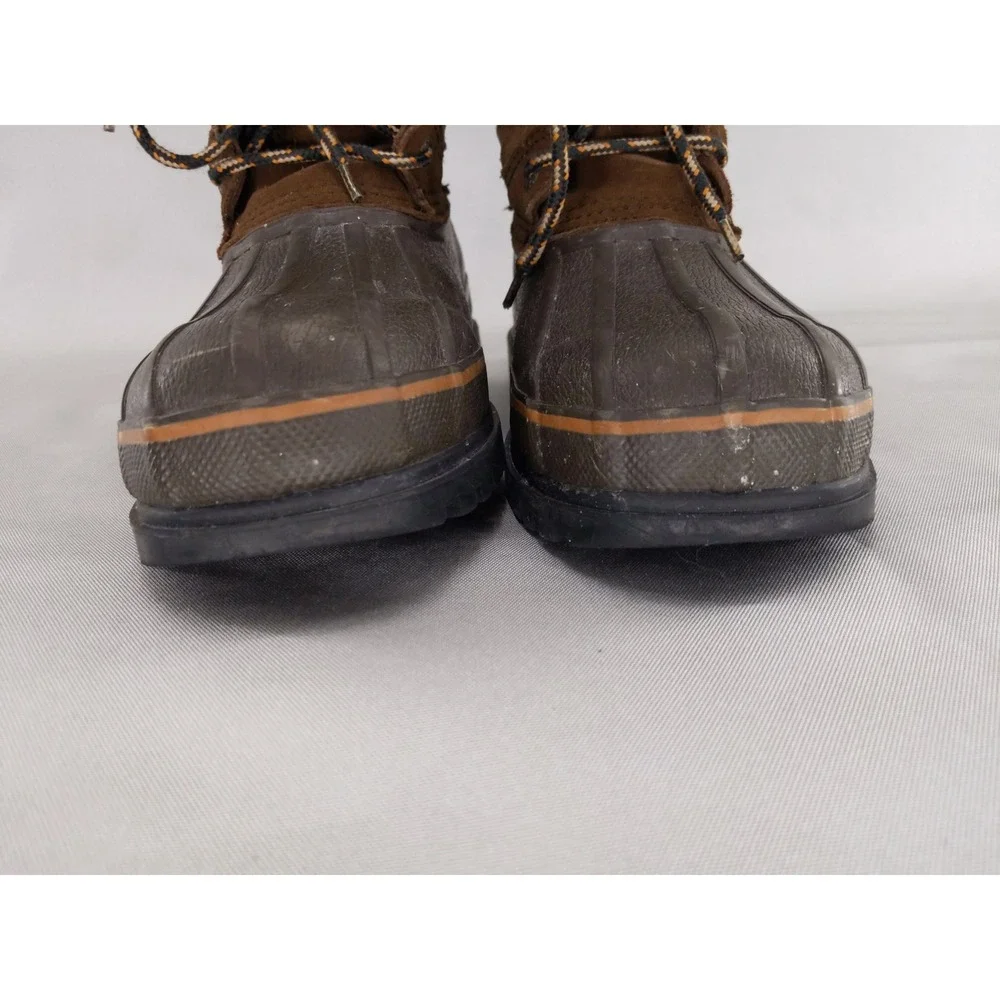 Rocky Snow Boots Men 9 Brown 200g Thinsulate Insulated Leather Duck‎ Boots